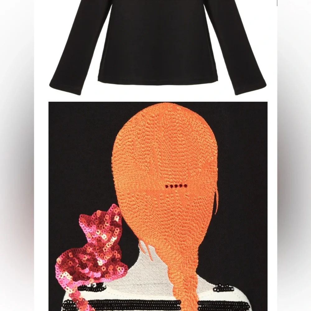 Sonia Rykiel girls size 12 long sleeve T-shirt